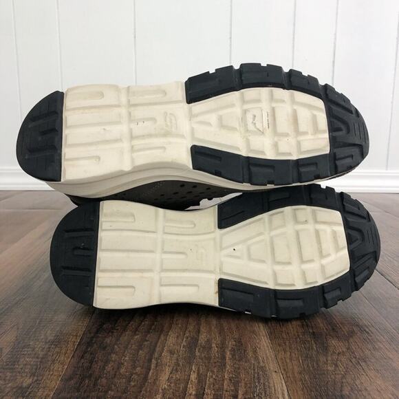 Skechers Relven Velton Sneaker Sporty Air Cooled Memory Foam Size 10 Green Brown - Picture 9 of 13